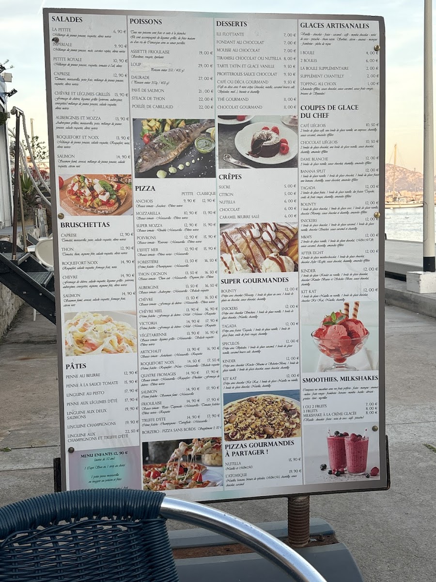 L'Effet Mer Frioul Menu - Image 1